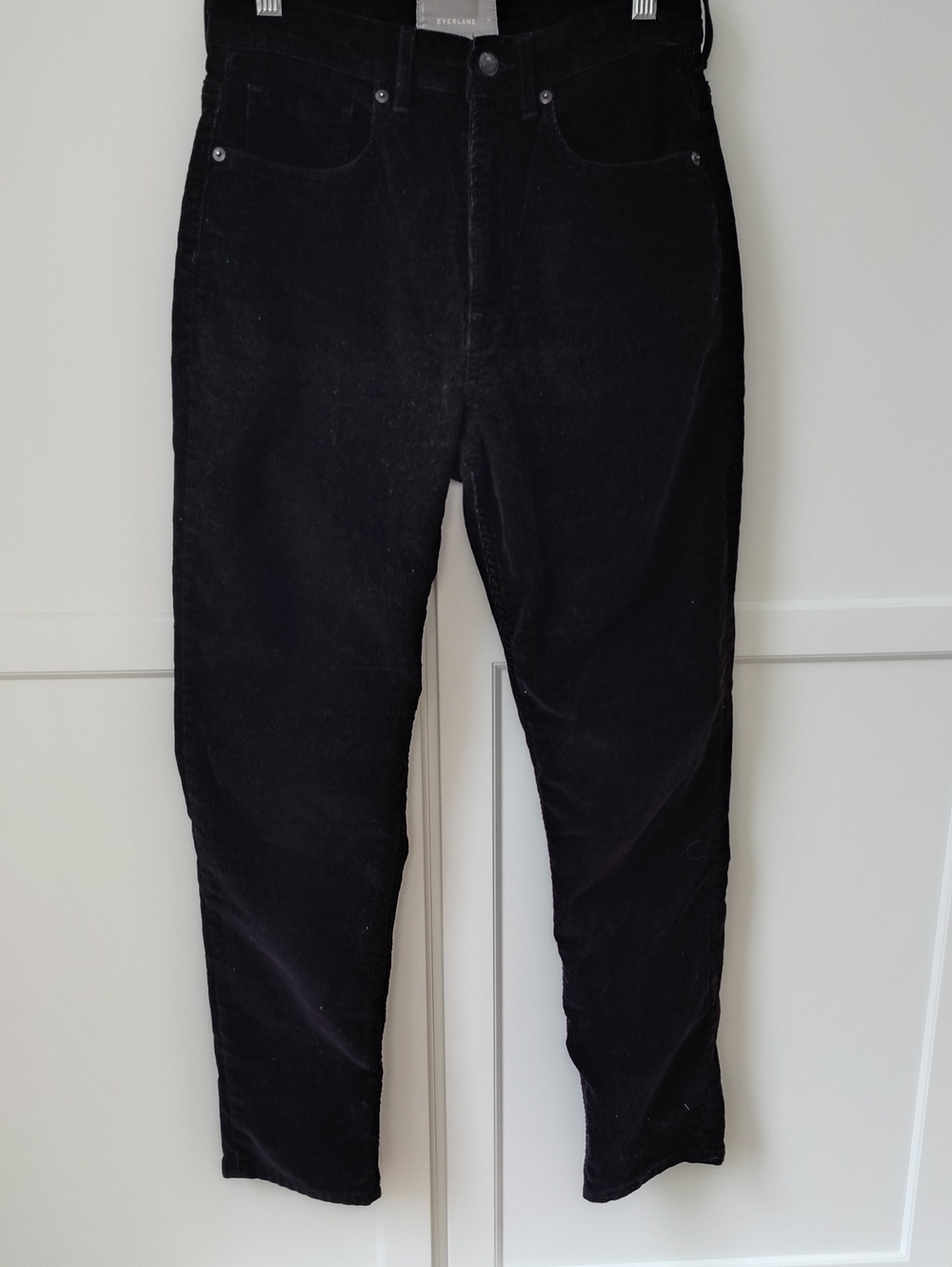 Everlane Baby Cord Cheeky Regular Pants Black Corduroy Jeans Size 28